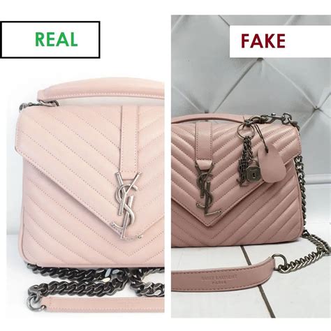 how to spot a fake ysl college bag|how to spot a ysl bag.